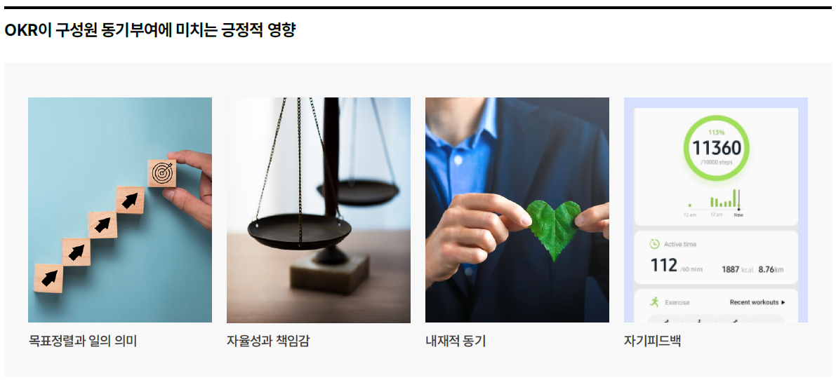 OKR이 구성원 동기부여에 미치는 긍정적 영향