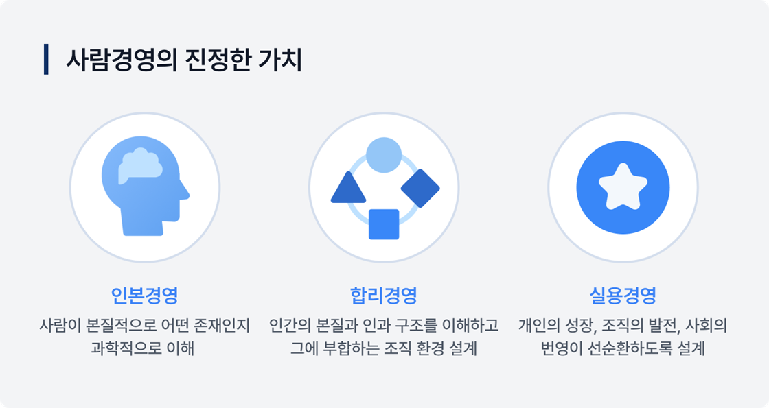 사람경영의 진정한 가치