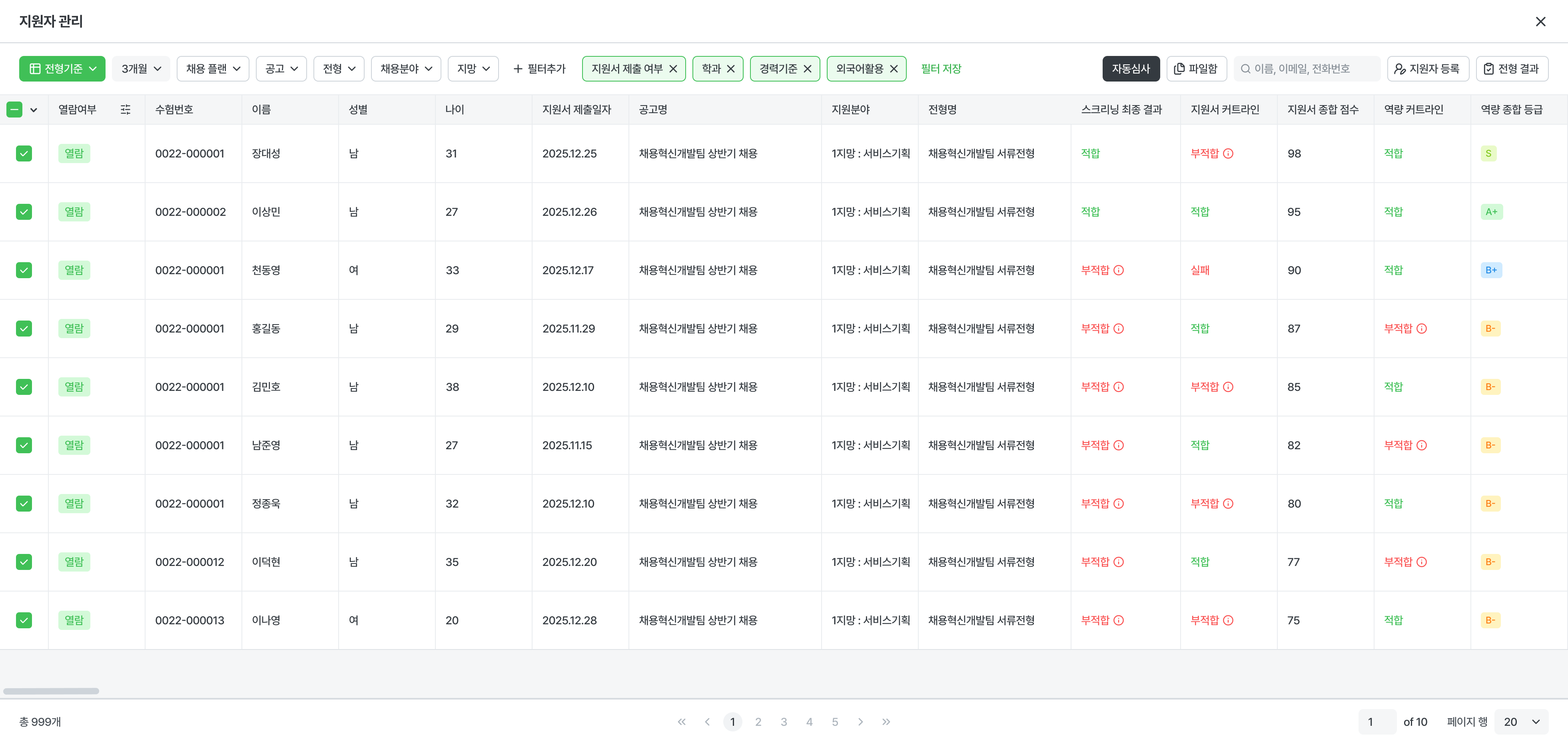지원자관리_통합그리드